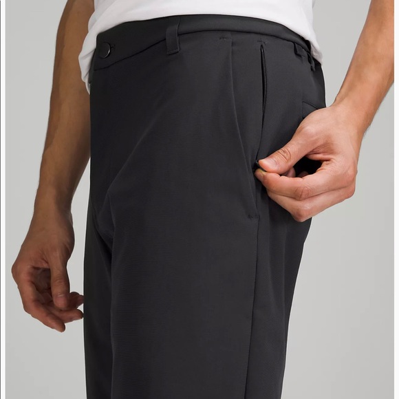Lululemon Men's ABC Black Pants Size 34 X 30 Slim - Picture 11 of 14